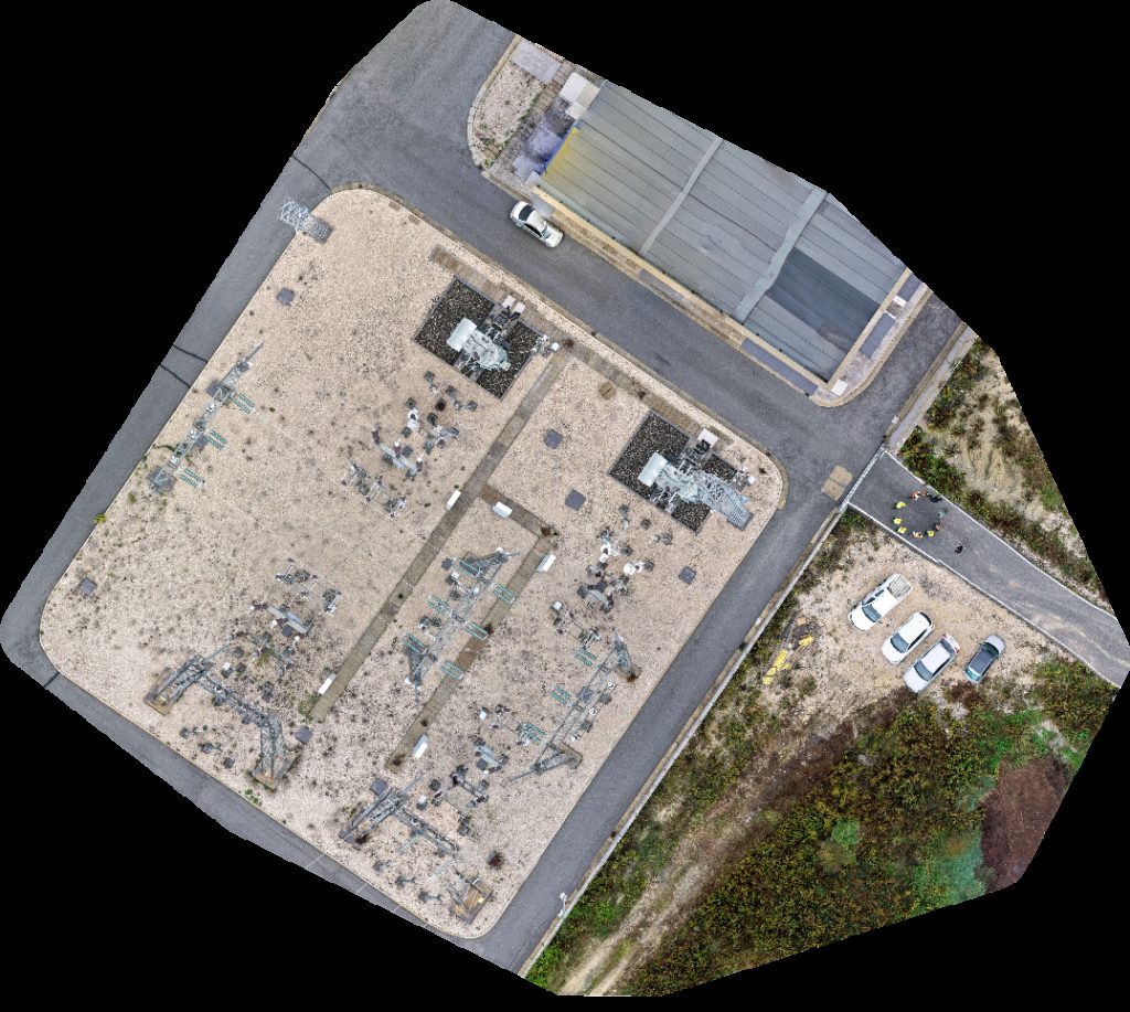 Drone map of Stacioni Elektrik Domje Hidrosanitare Dama in western union Aerial drone map in Manëza e Re (kucok), Durres County, AL