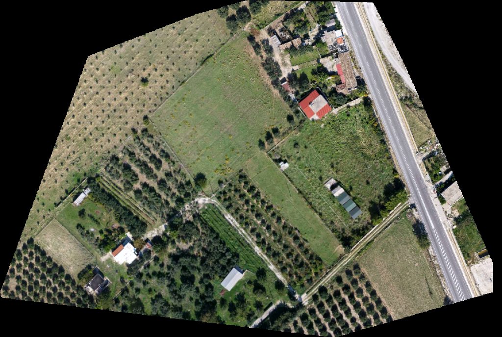 Drone map of ALB ADRIATICO 2013 Miri s vacation house in vacation house Aerial drone map in Vlorë, Vlore County, AL