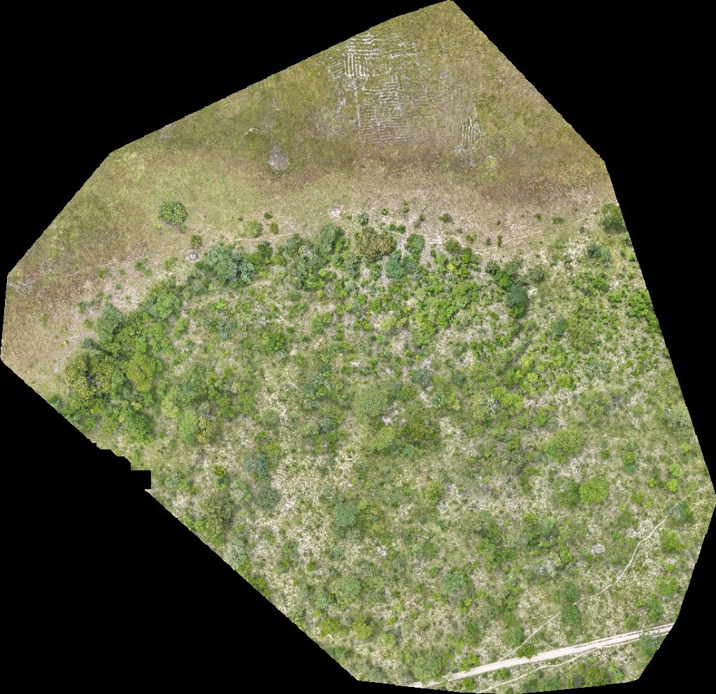 Drone map of Comuna do Pedreira Chemboca Aerial drone map in Lutembo, Moxico, AO