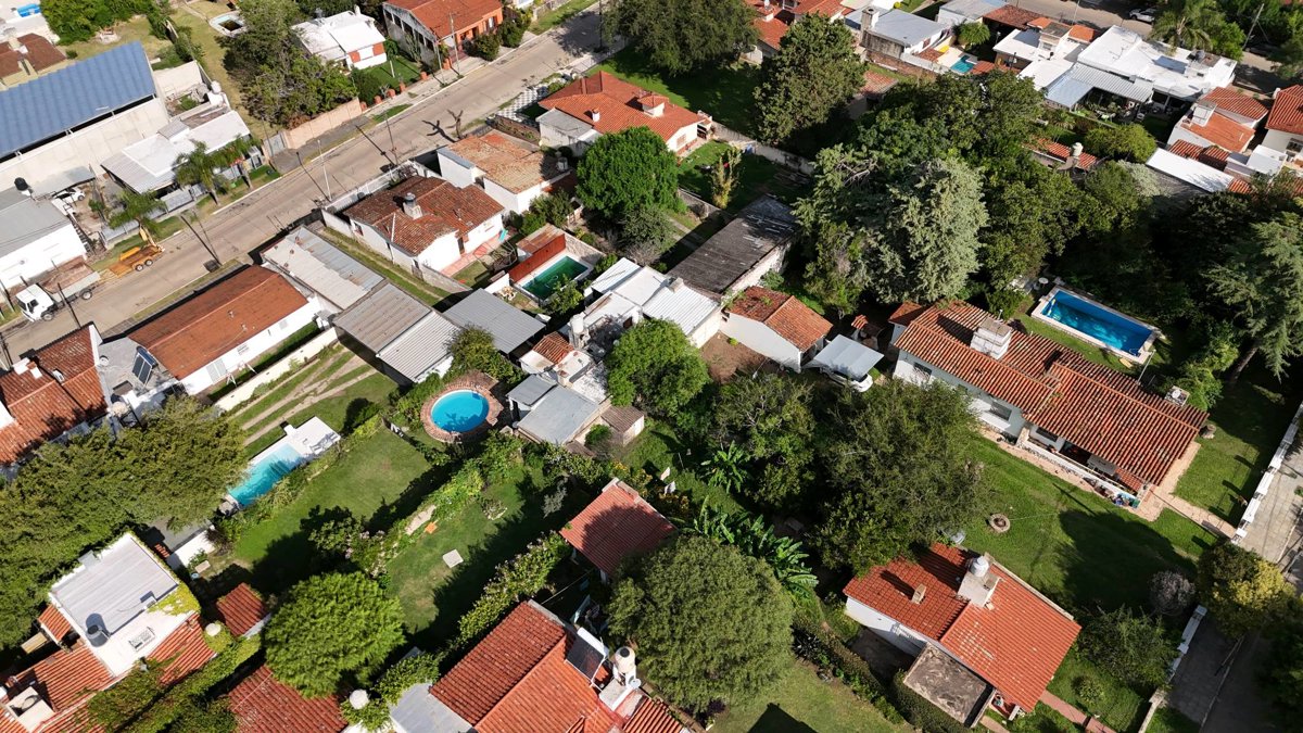 Drone 3d model of Casa del lucho Escribania Mandrile Aerial drone 3d model in Unquillo, Cordoba, AR
