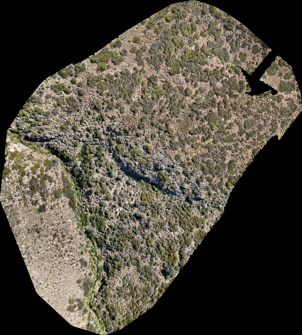 Drone map of Escuela Primaria 71 Punto panorámico in escuela primaria Aerial drone map in Tres Chorros, Neuquen, AR