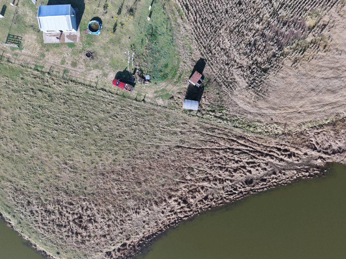 Drone 3d model of El 23 Lago escondido La Cabra in la irenita Aerial drone 3d model in Daireaux, Provincia De Buenos Aires, AR