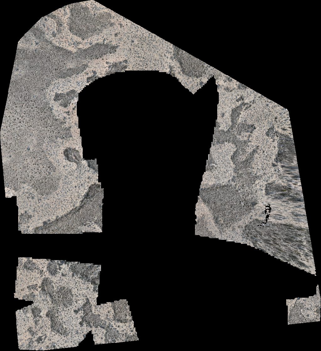 Drone map of Volcán Aerial drone map in Mamuel Choique, Rio Negro Province, AR