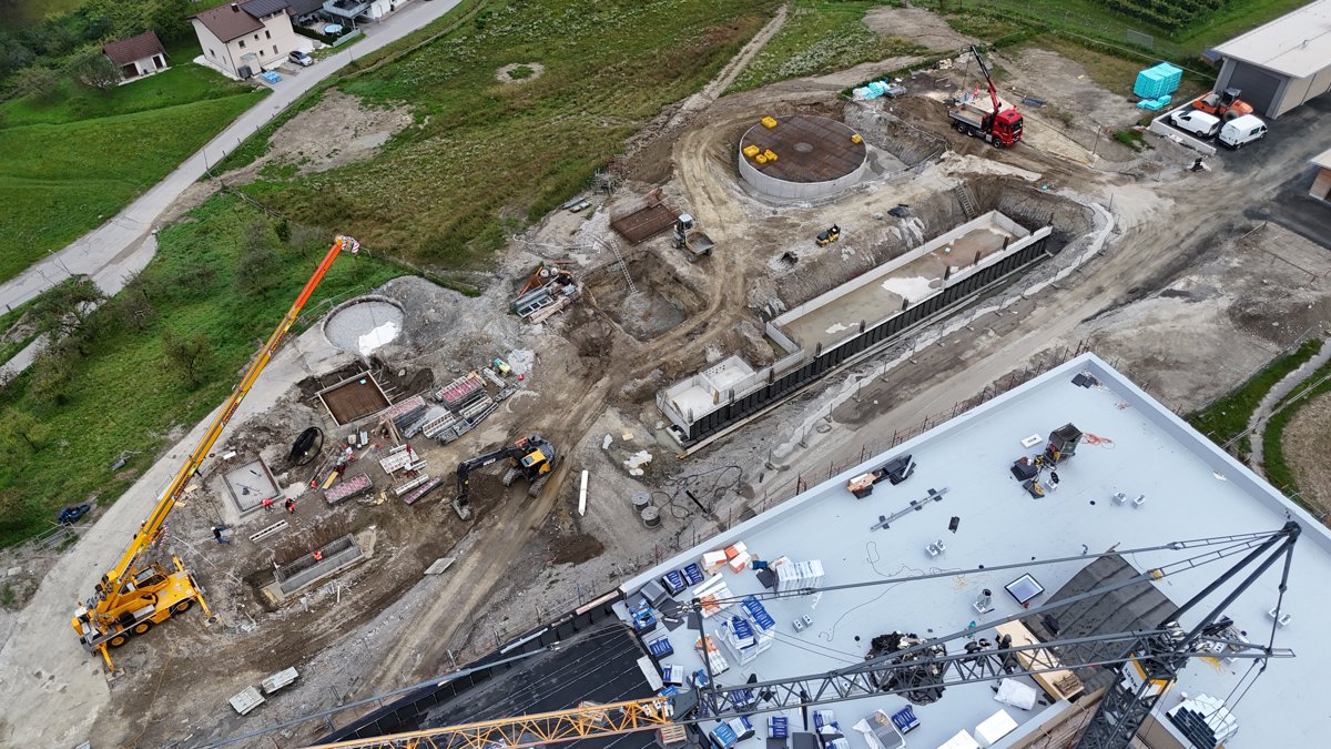 Drone map of Landwirtschaftliche Fachschule Stiegerhof CowKnowHow in gödersdorf b villach Aerial drone map in Villach, Karnten, AT