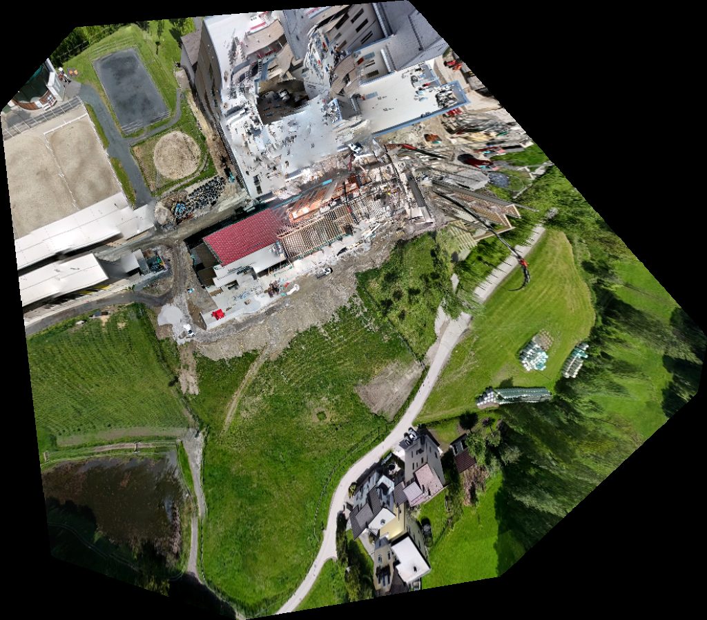 Drone map of Landwirtschaftliche Fachschule Stiegerhof CowKnowHow in gödersdorf b villach Aerial drone map in Villach, Karnten, AT