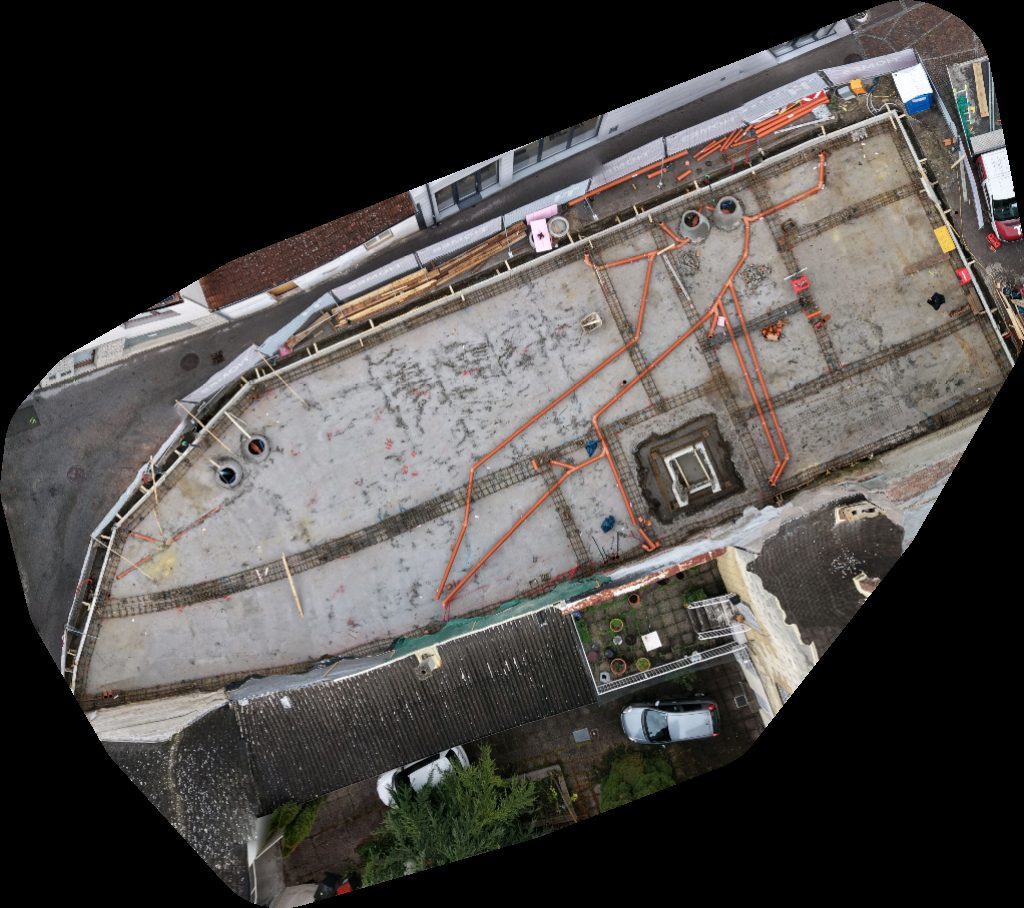 Drone map of Gruppa L Ultima Swatch in service center tulln Aerial drone map in Tulln an der Donau, Niederosterreich, AT