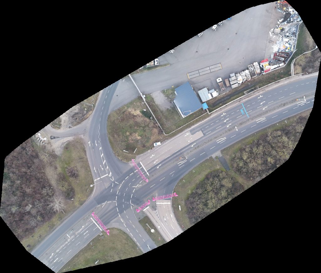 Drone map of ISO Metallhandels GmbH ApfelService in Donaustadt Aerial drone map in Wien, Wien, AT