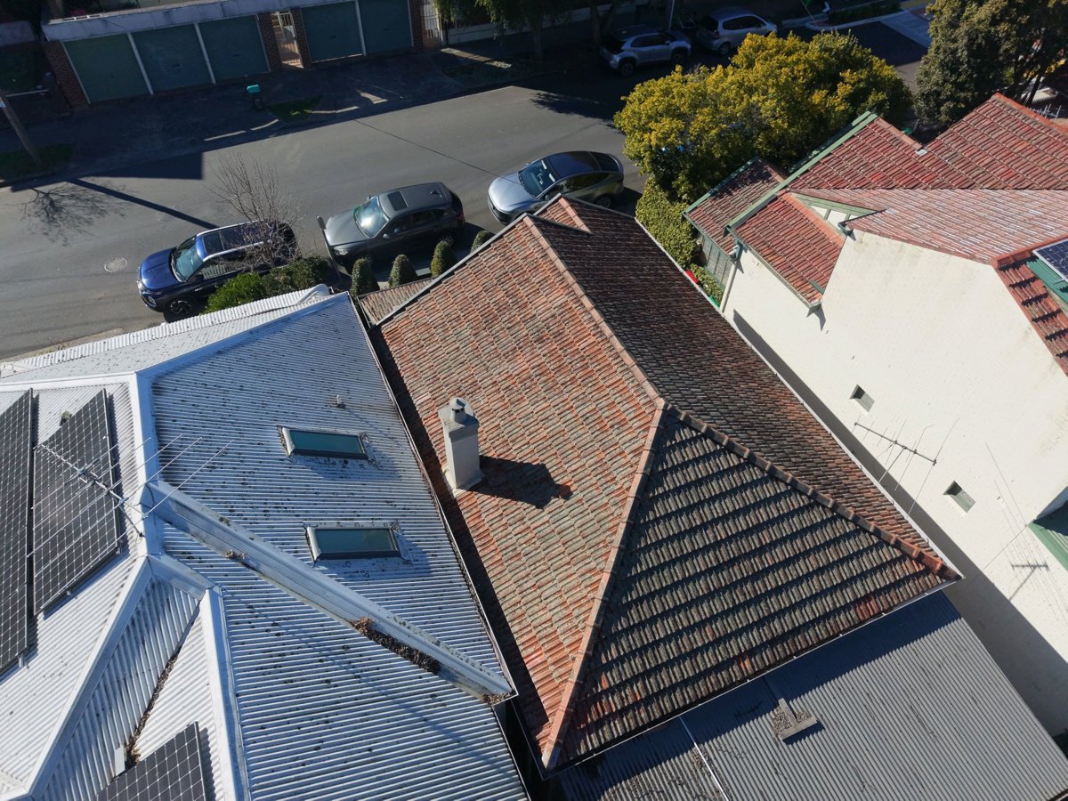 Thumbnail preview for 3D Drone Model of Red Rate Exchange Corner Shop in Lilyfield, New South Wales, Australia