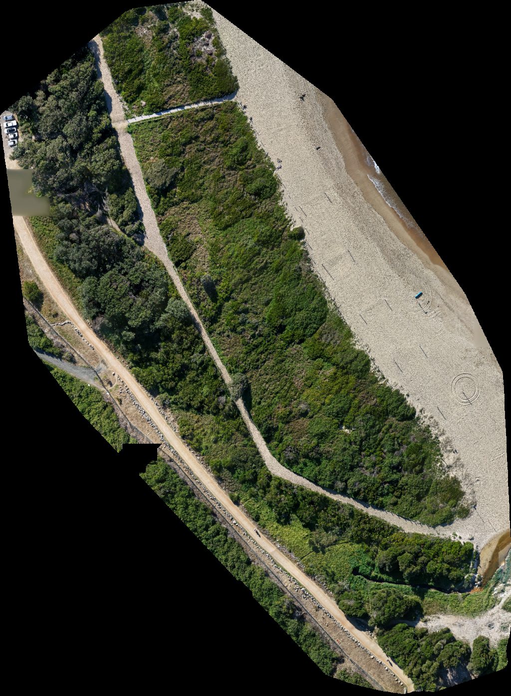 Thumbnail preview for Drone Map of Beachvolleyball Com Au Conquer Performance in Maroubra, New South Wales, Australia
