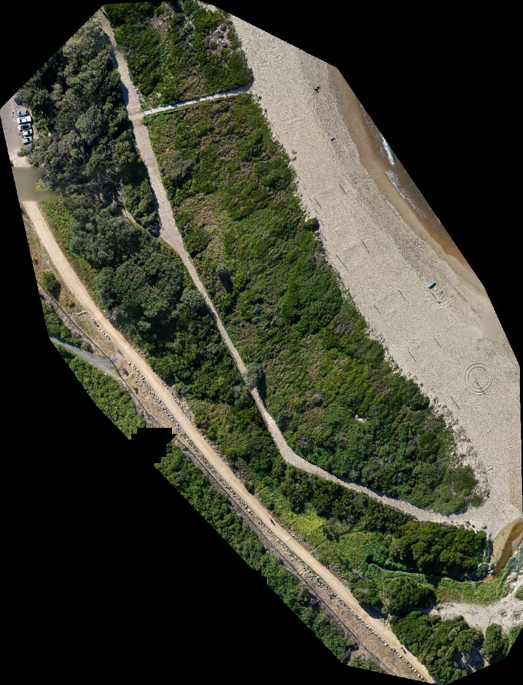 Thumbnail preview for Drone Map of Beachvolleyball Com Au South Rockpools in Maroubra, New South Wales, Australia