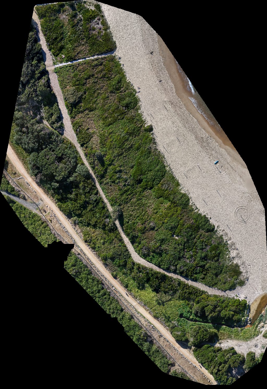 Drone map of Beachvolleyball com au South Surf Life Saving Club in south maroubra Aerial drone map in Maroubra, Nsw, AU