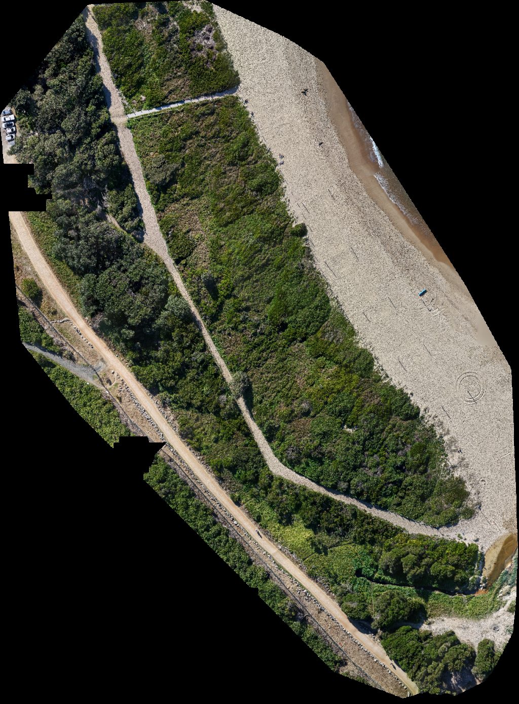 Drone map of Beachvolleyball com au South Surf Life Saving Club in south maroubra Aerial drone map in Maroubra, Nsw, AU