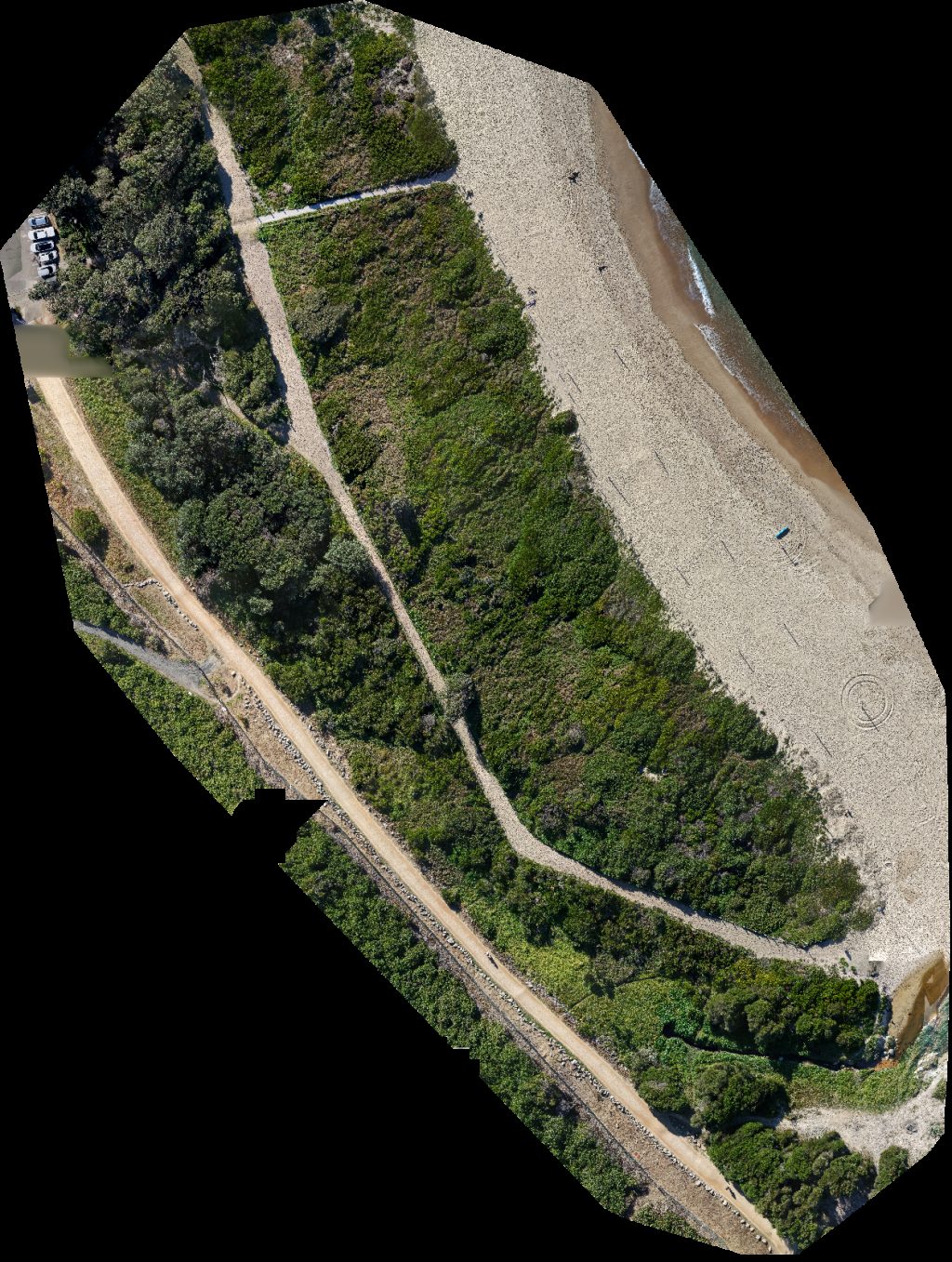 Drone map of Beachvolleyball com au South Surf Life Saving Club in south maroubra Aerial drone map in Maroubra, Nsw, AU