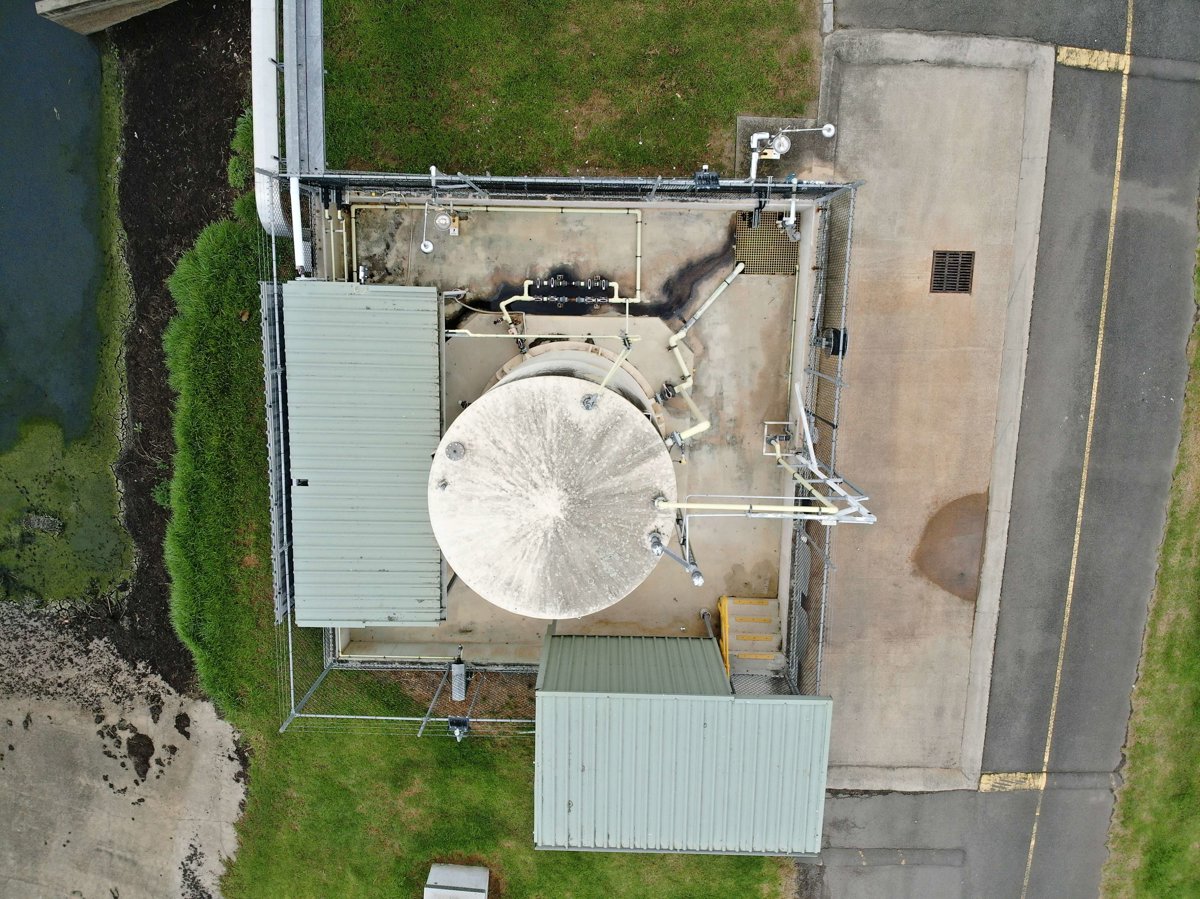 Drone 3d model of Domcrete GFRC Car Wreckers in pty ltd Aerial drone 3d model in Penrith, Nsw, AU