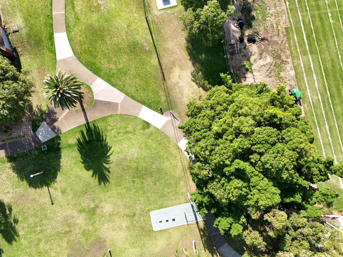 Drone 3d model of Liverpool Rd at Mintaro Ave AUTO CARE in strathfield south newsagency Aerial drone 3d model in Strathfield, Nsw, AU