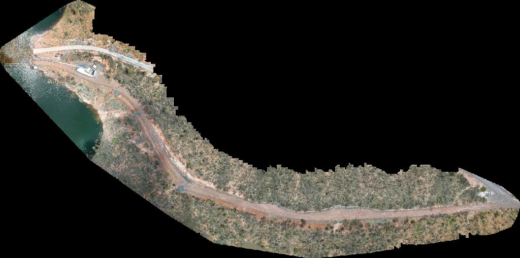 Drone map of Dugald River Camp MMG in burke wills camp Aerial drone map in Cloncurry, Qld, AU