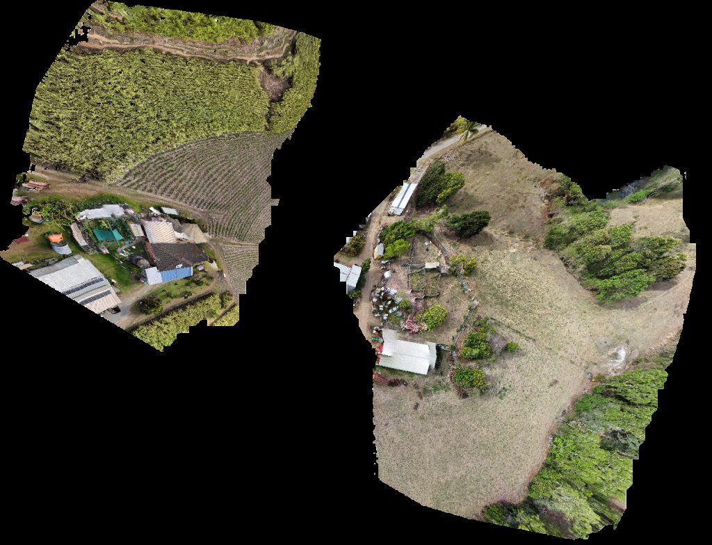 Drone map of Cemetery Mulei in mount blackwood Aerial drone map in Hampden, Qld, AU