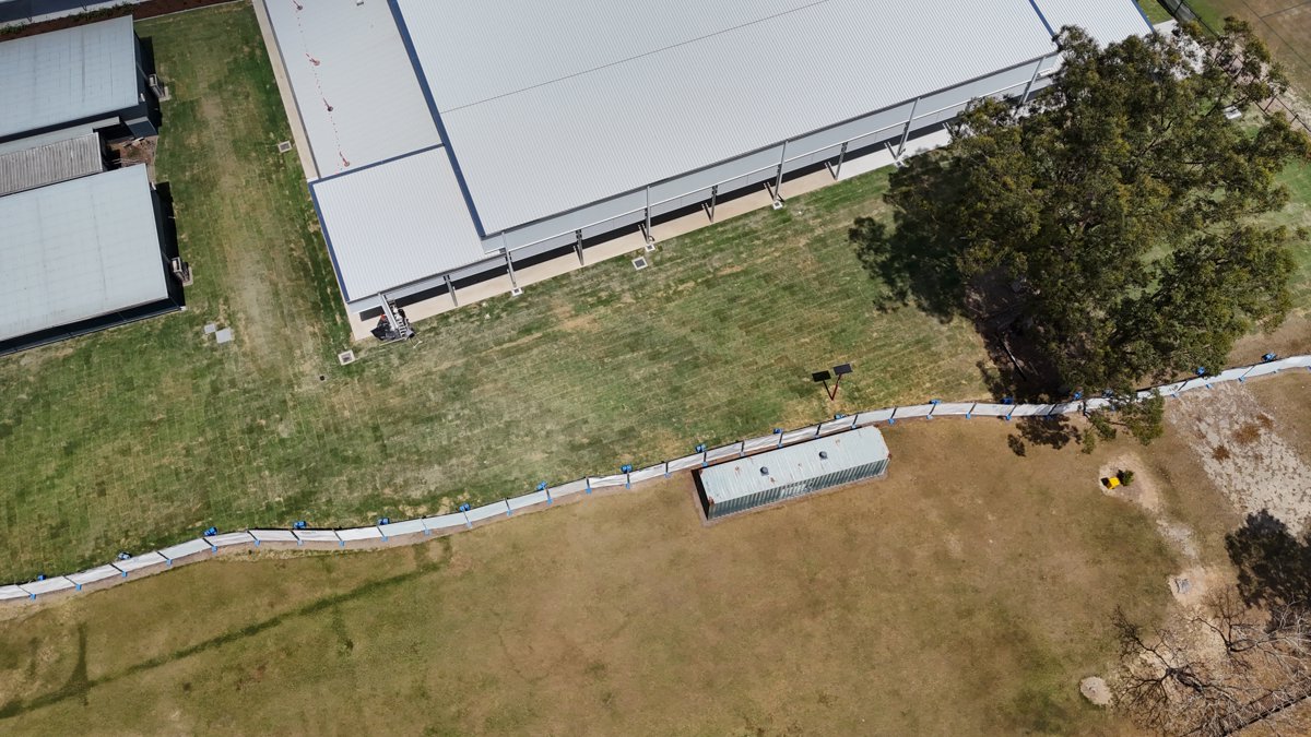 Drone 3d model of Athletic Field in athletic field Aerial drone 3d model in Logan Central, Qld, AU