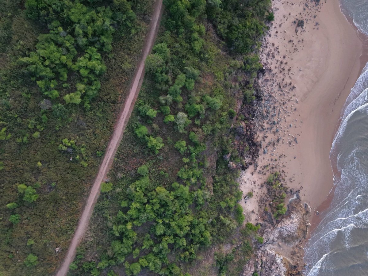 Drone 3d model of Command and observation Cape Conservation Park in cape pallarenda Aerial drone 3d model in Pallarenda, Qld, AU