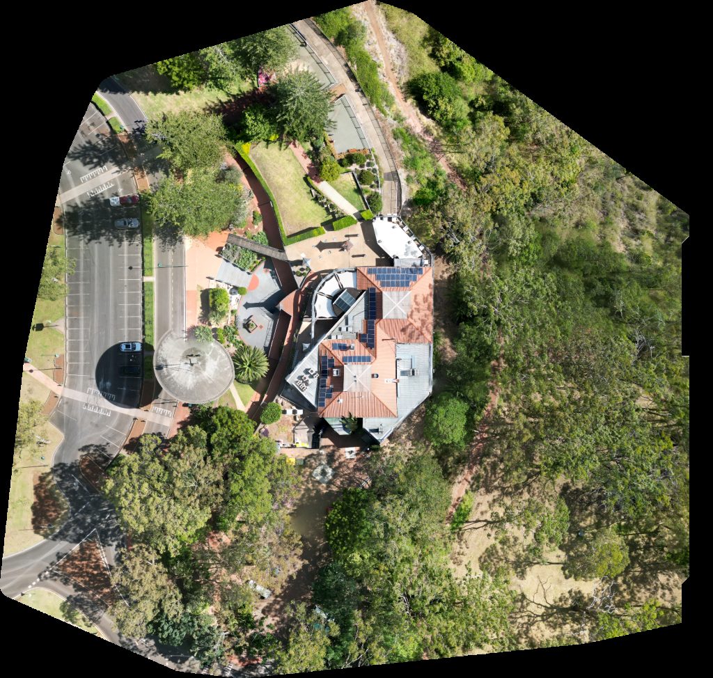 Drone map of Est d 2001 Picnic Point Toowoomba in picnic point Aerial drone map in Rangeville, Qld, AU