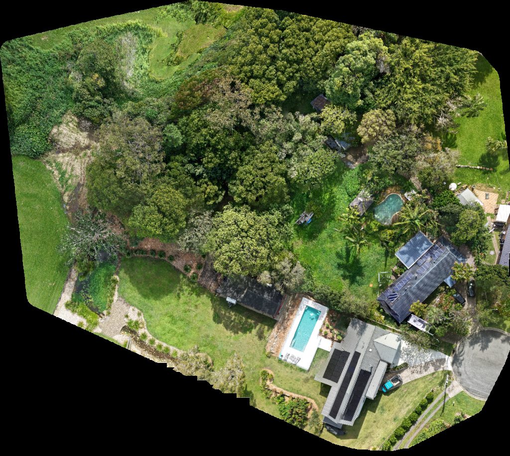 Drone map of Valley Drive Park Tow and Go Trailer Hire in gold coast Aerial drone map in Tallebudgera, Qld, AU