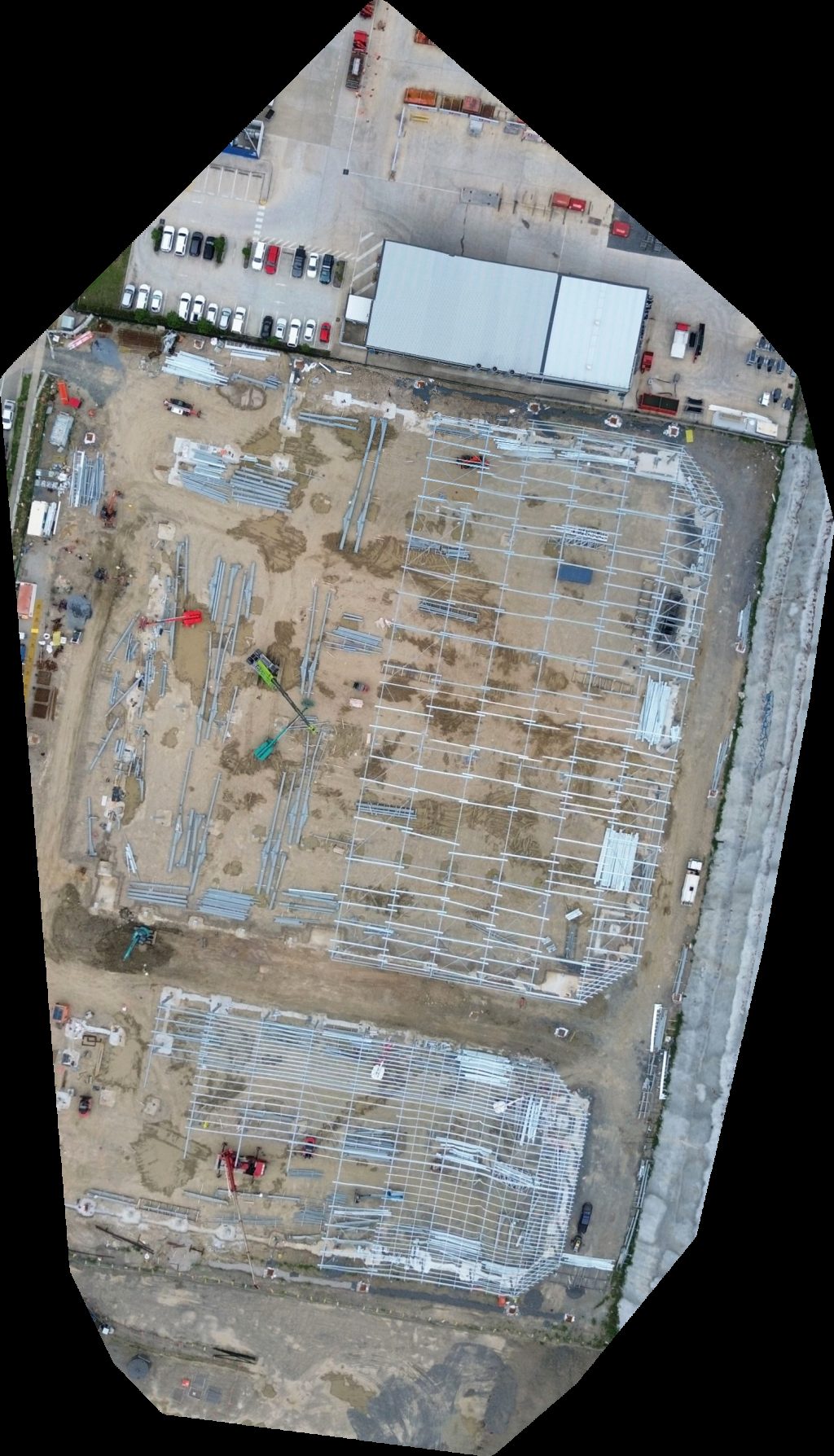 Drone map of Shore Hire Brisbane Train in pty ltd Aerial drone map in Yatala, Qld, AU