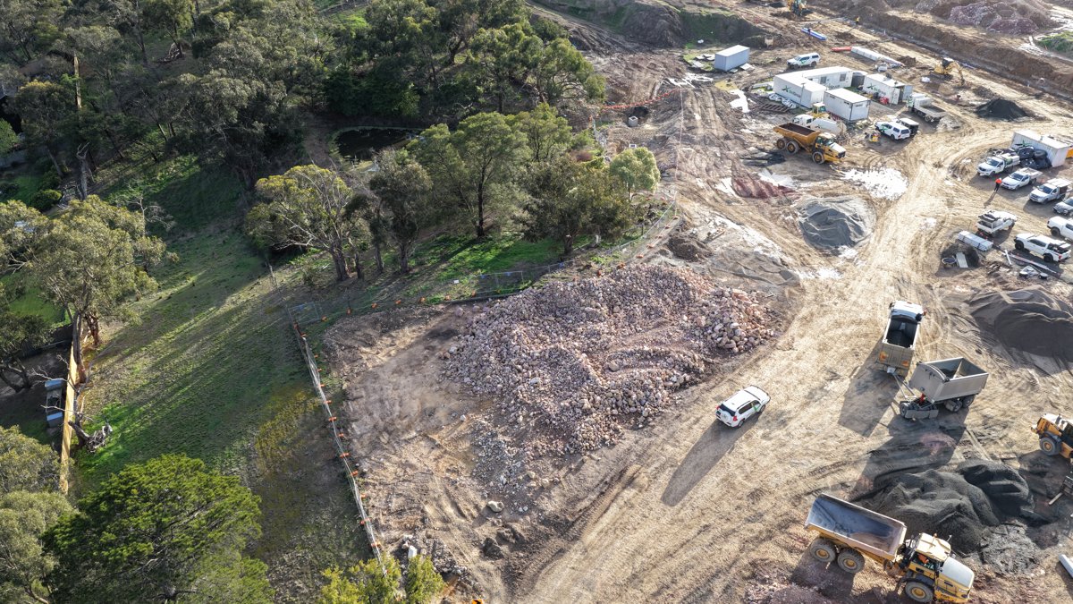 Drone 3d model of 5 Fat Bees Acre Ridge in beaconhill grange Aerial drone 3d model in Beaconsfield, Vic, AU