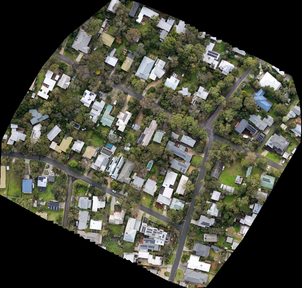 Drone map of Kyeema Wifi and Pet friendly outside only Free Netflix Three Bedroom House in three bedroom Aerial drone map in Inverloch, Vic, AU