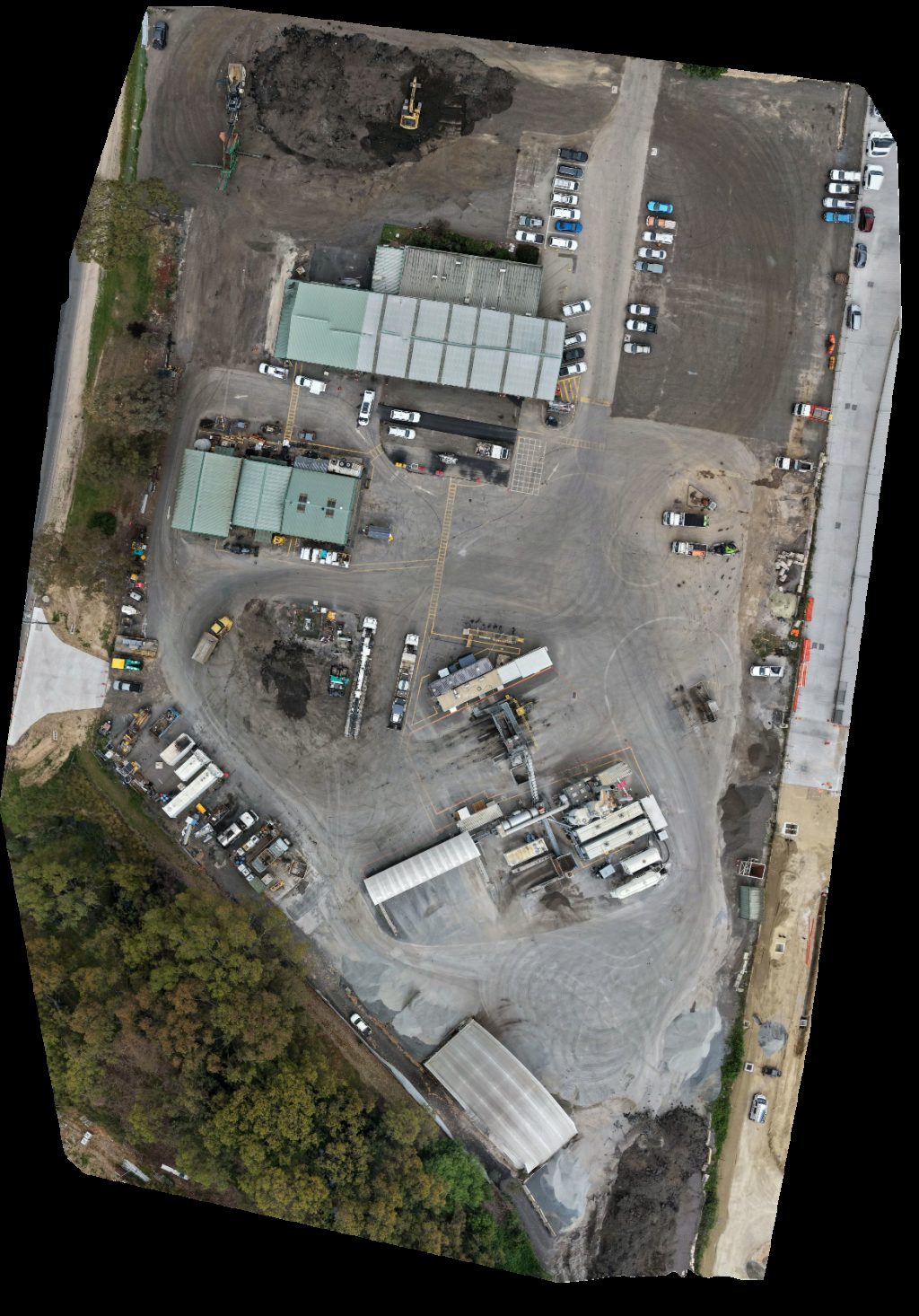 Drone map of Downer Edi Works PTY Ltd Global Kitchens Australia in pty ltd Aerial drone map in Wodonga, Vic, AU