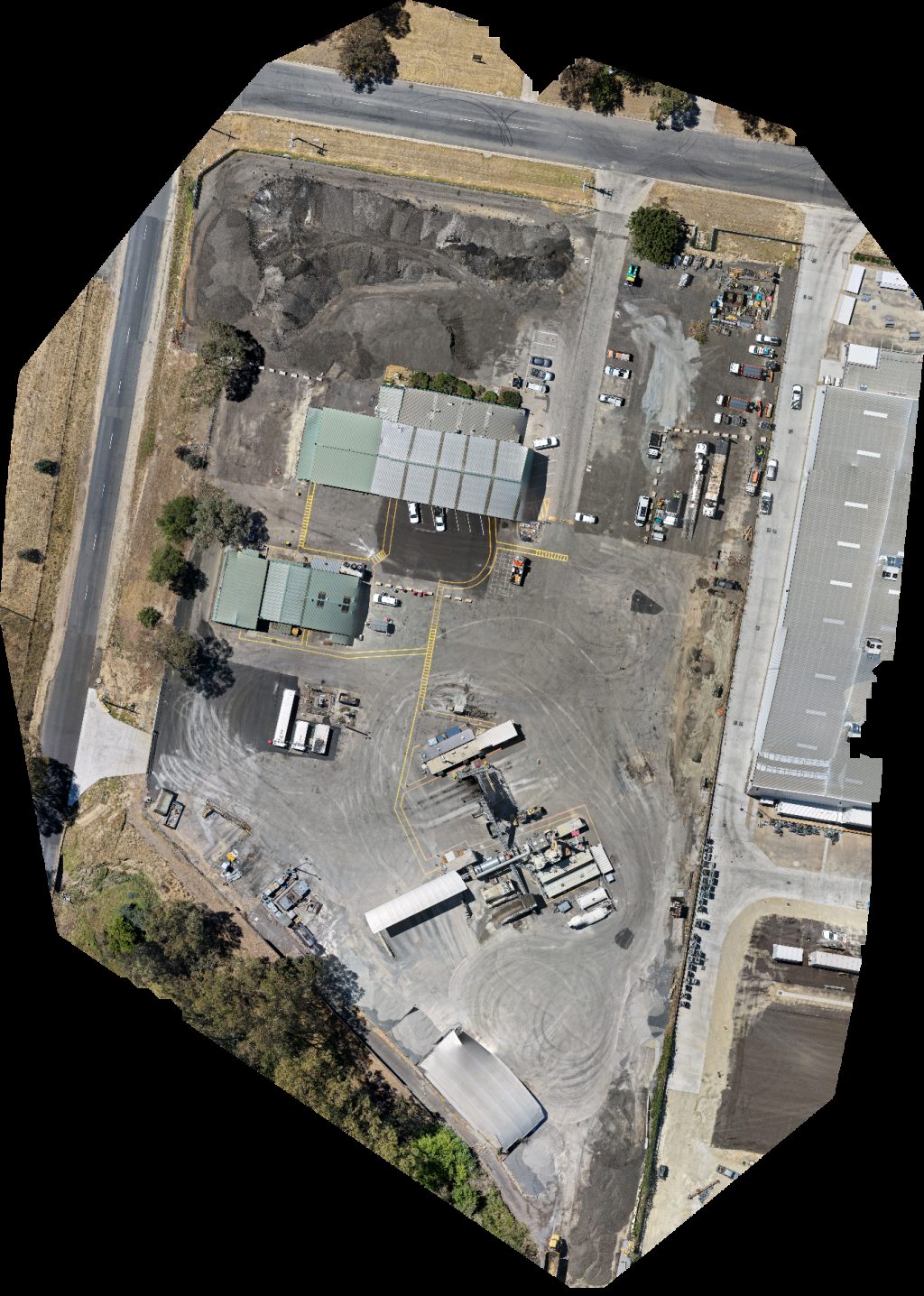 Drone map of Downer Edi Works PTY Ltd Global Kitchens Australia in pty ltd Aerial drone map in Wodonga, Vic, AU