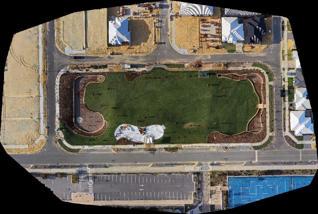 Drone map of Viva Bvd Ridgeway Senior High School Stand 4 Ridge View Secondary College 3 in viva bvd Aerial drone map in Baldivis, Wa, AU