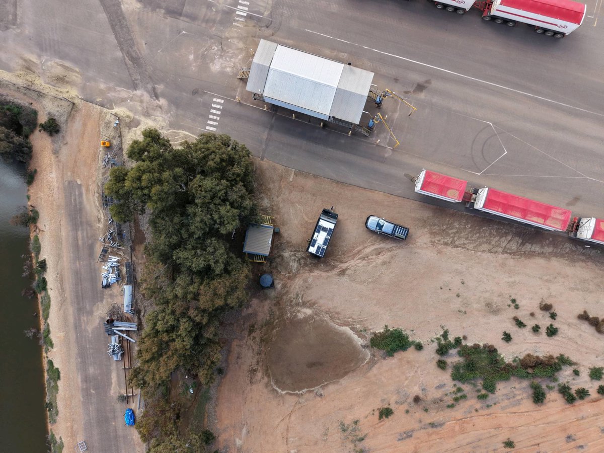 Thumbnail preview for 3D Drone Model of Great Southern Fuels Aus Fuel Supplies in Lake Grace, Western Australia, Australia