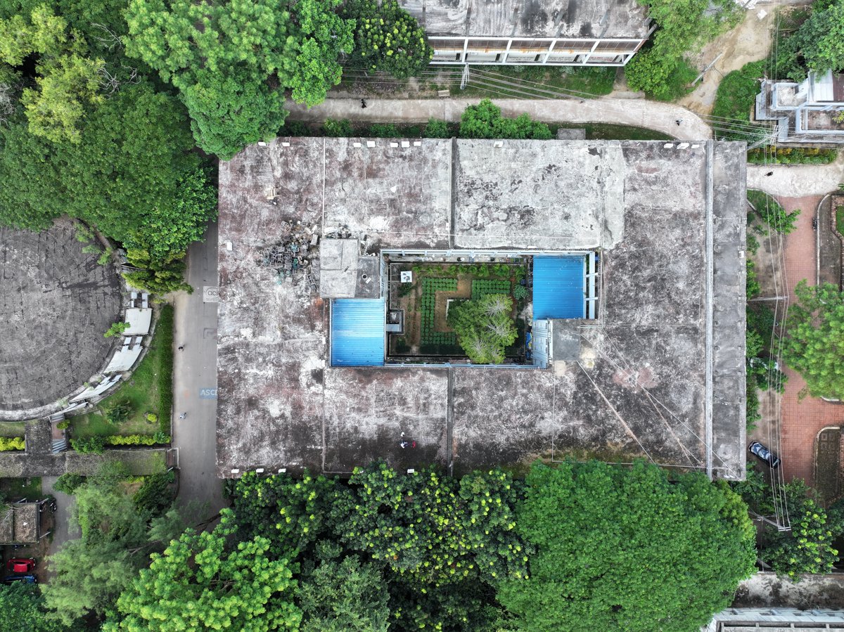 Drone 3d model of Department of Civil Engineering Water Resources in department of Aerial drone 3d model in Pahartali, Chittagong Division, BD