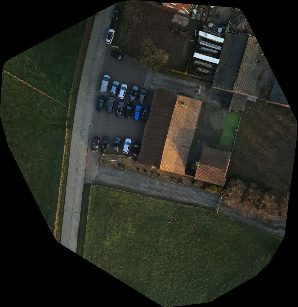 Drone map of Classic Homes Bâtiment Dansschool 5678 Aerial drone map in Lichtervelde, Vlaanderen, BE