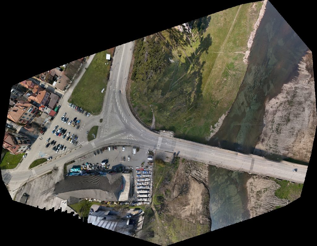 Drone map of Temax парк Борова гора in logistics bulgaria Aerial drone map in Sevlievo, Gabrovo, BG