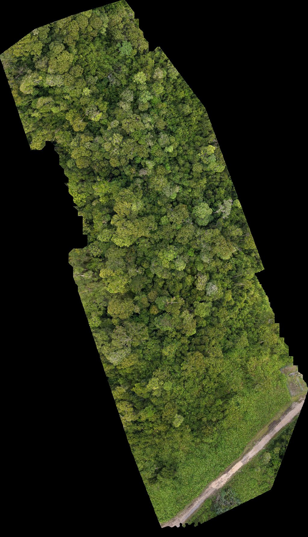 Drone map of BSP Rasau Station SS in sdn bhd Aerial drone map in Kampung Sungai Teraban, Belait District, BN