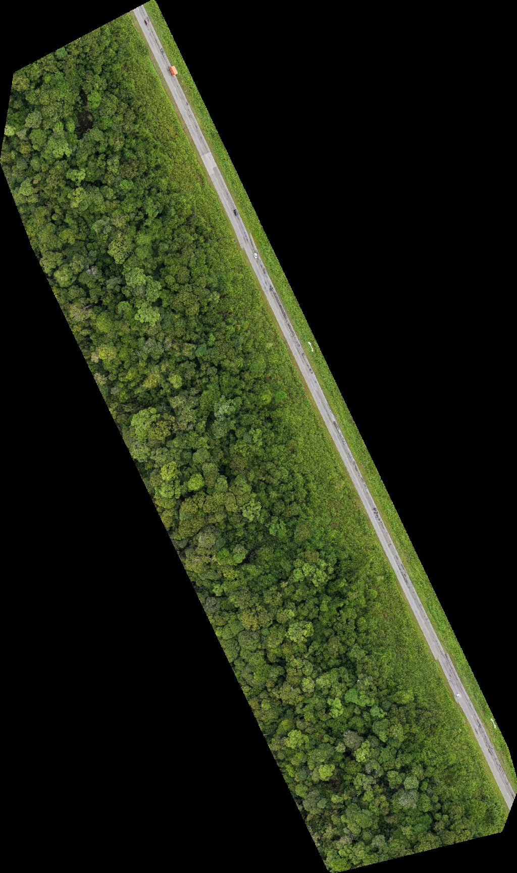 Drone map of SS BSP RASAU Station in dan anak anak Aerial drone map in Kuala Belait, Belait District, BN