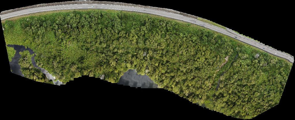 Drone map of Port Berendam SIGMACS in sdn bhd Aerial drone map in Seria, Belait District, BN