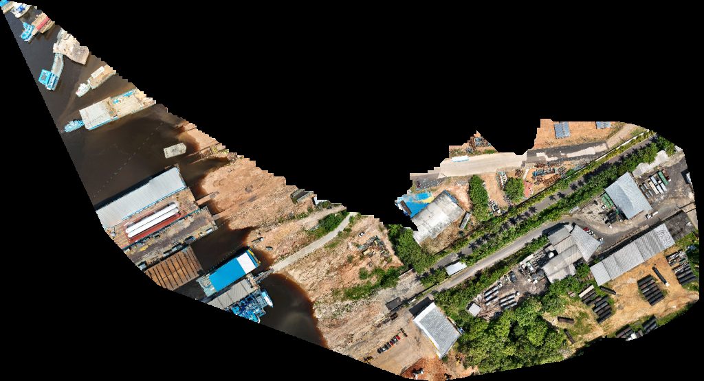Drone map of Beconal Andrade Gutierrez in Santo Agostinho Aerial drone map in Manaus, Am, BR