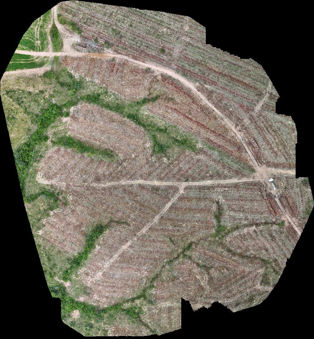 Drone map of VP ECOPLANALTO FLORESTAMENTO Rancho Lambizame in da prata Aerial drone map in Catalão, Go, BR