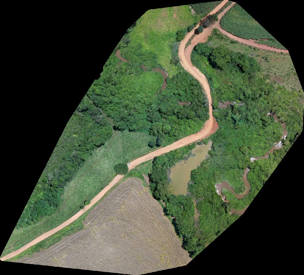 Drone map of Cafofo do osmar RECANTO RESERVA LEGAL ANTONIO RODRIGO CANDIDO FREIRE Aerial drone map in Inhumas, Go, BR