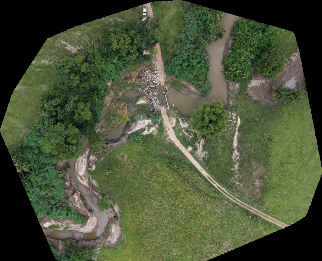 Drone map of Fazenda Guimarães Fundoso in fazenda fundoso Aerial drone map in Turvânia, Go, BR