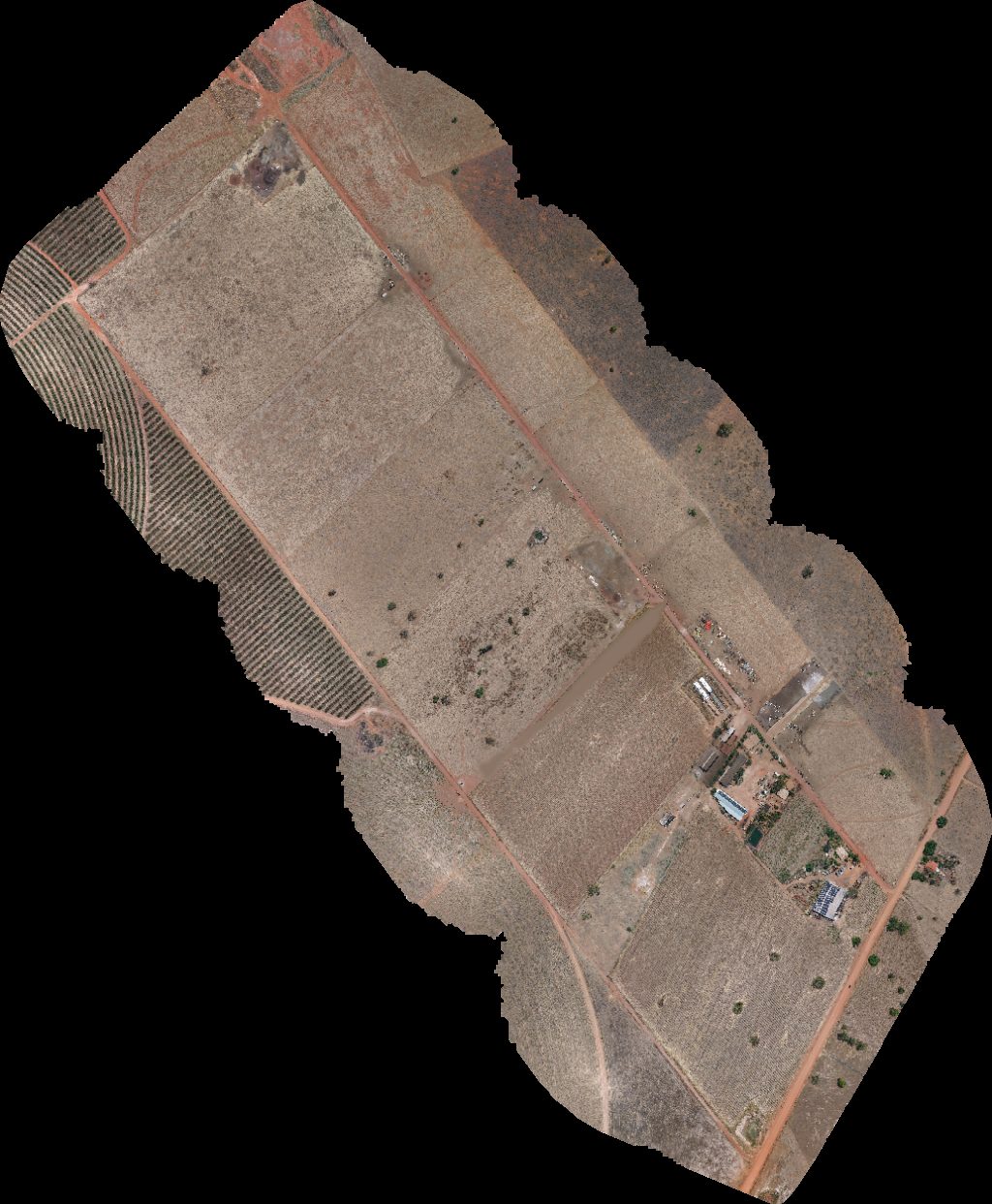 Drone map of Fazenda Esmeralda Estância DERRAMA in a Direita Aerial drone map in Aparecida do Taboado, Ms, BR