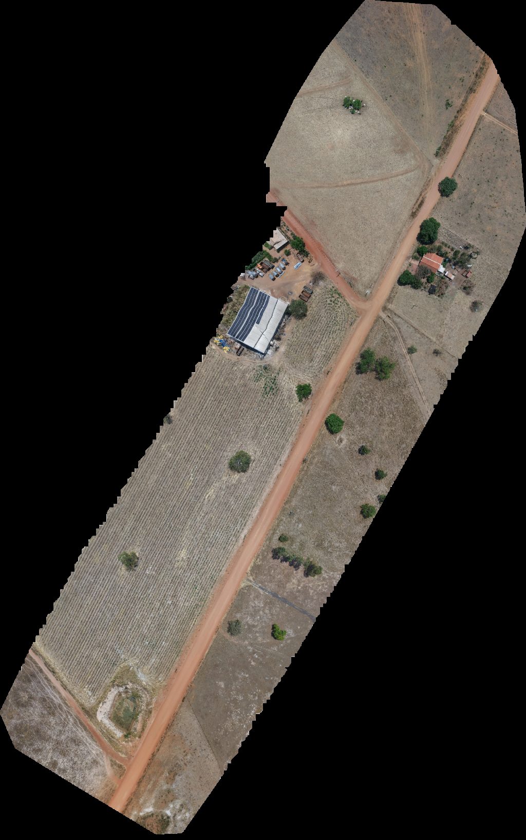 Drone map of Estância DERRAMA Fazenda Esmeralda in fazenda são Aerial drone map in Aparecida do Taboado, Ms, BR