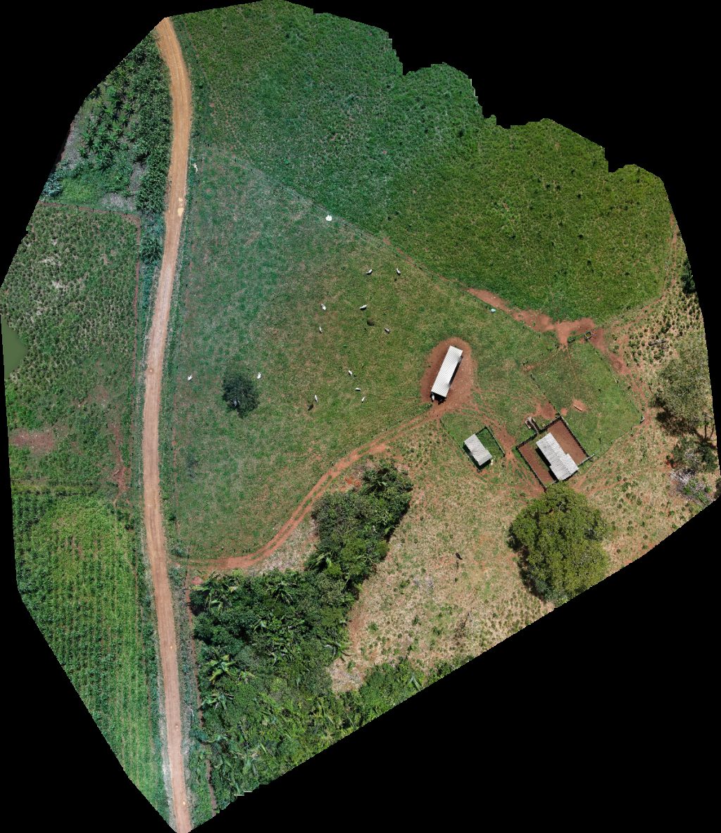 Drone map of IGREJA EVANGÉLICA ASSEMBLEIA DE DEUS Sítio nosso in estância da mata Aerial drone map in Nobres, Mt, BR
