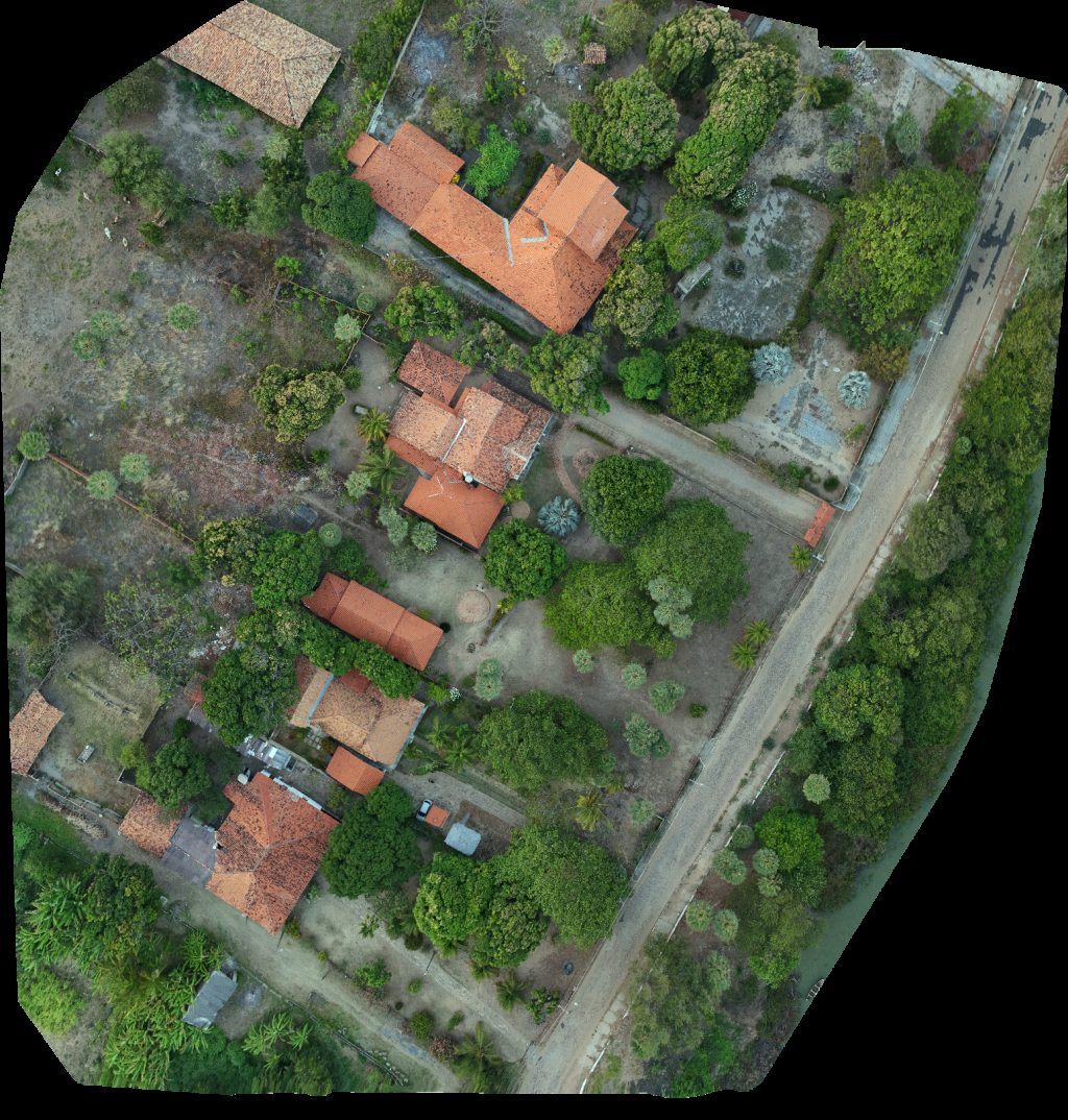 Drone map of E M Evangelina Rosa Espaço Japira in Santa Isabel Aerial drone map in Parnaíba, Pi, BR
