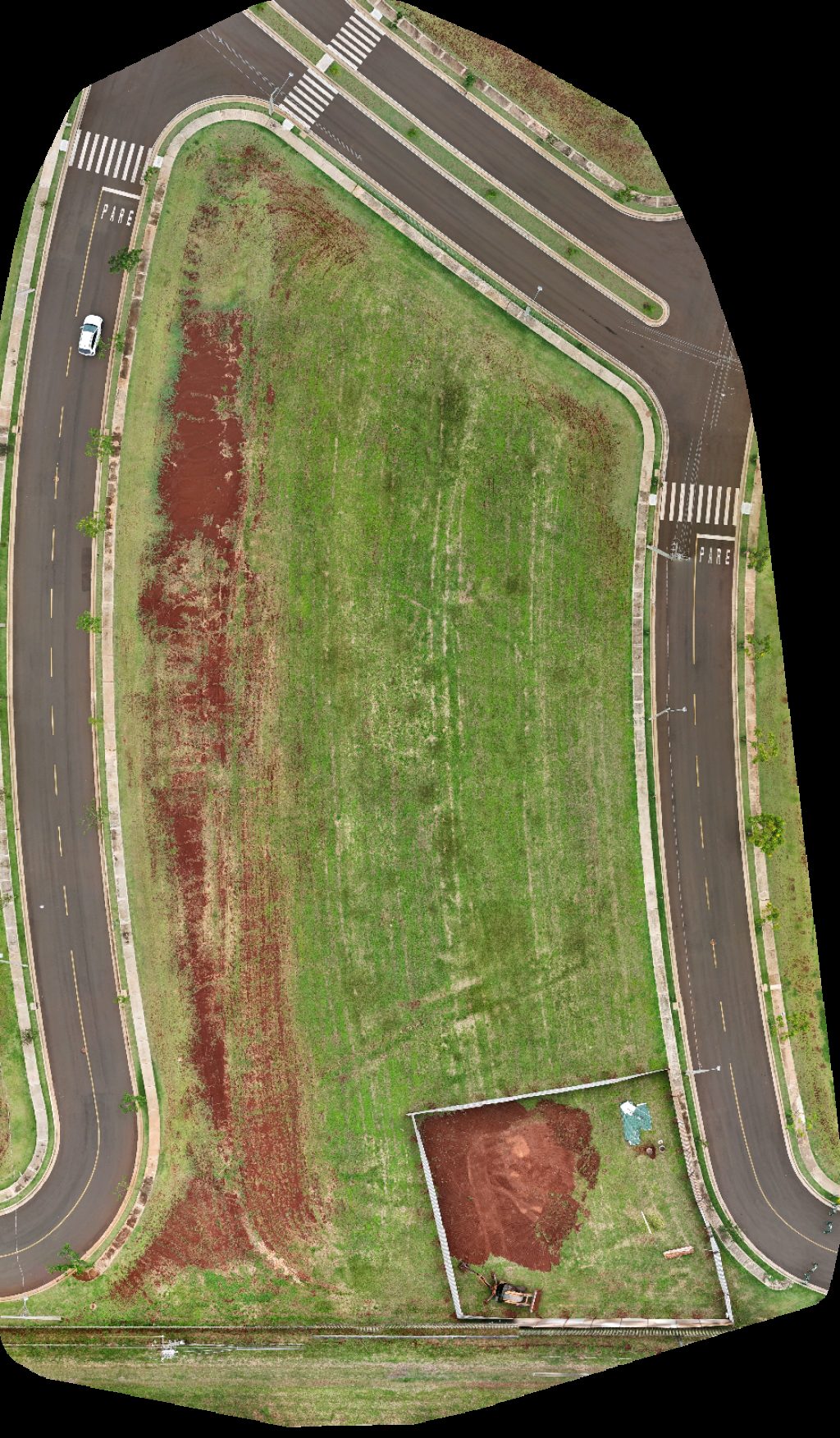 Drone map of Portaria serviços Complexo Royal Boulevard Residence Chácara Pietsch in Remanso Aerial drone map in Foz do Iguaçu, Pr, BR