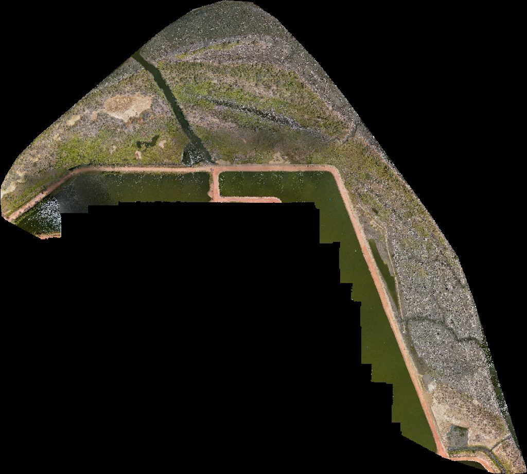 Drone map of Capela de São José Logradouro Santa Inês Cuba in de deus Aerial drone map in Porto do Mangue, Rn, BR