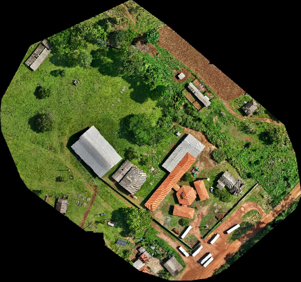 Drone map of EMF Fernão Dias Paes Igreja assembleia de Deus 621 km50 in assembleia de deus Aerial drone map in Governador Jorge Teixeira, Ro, BR