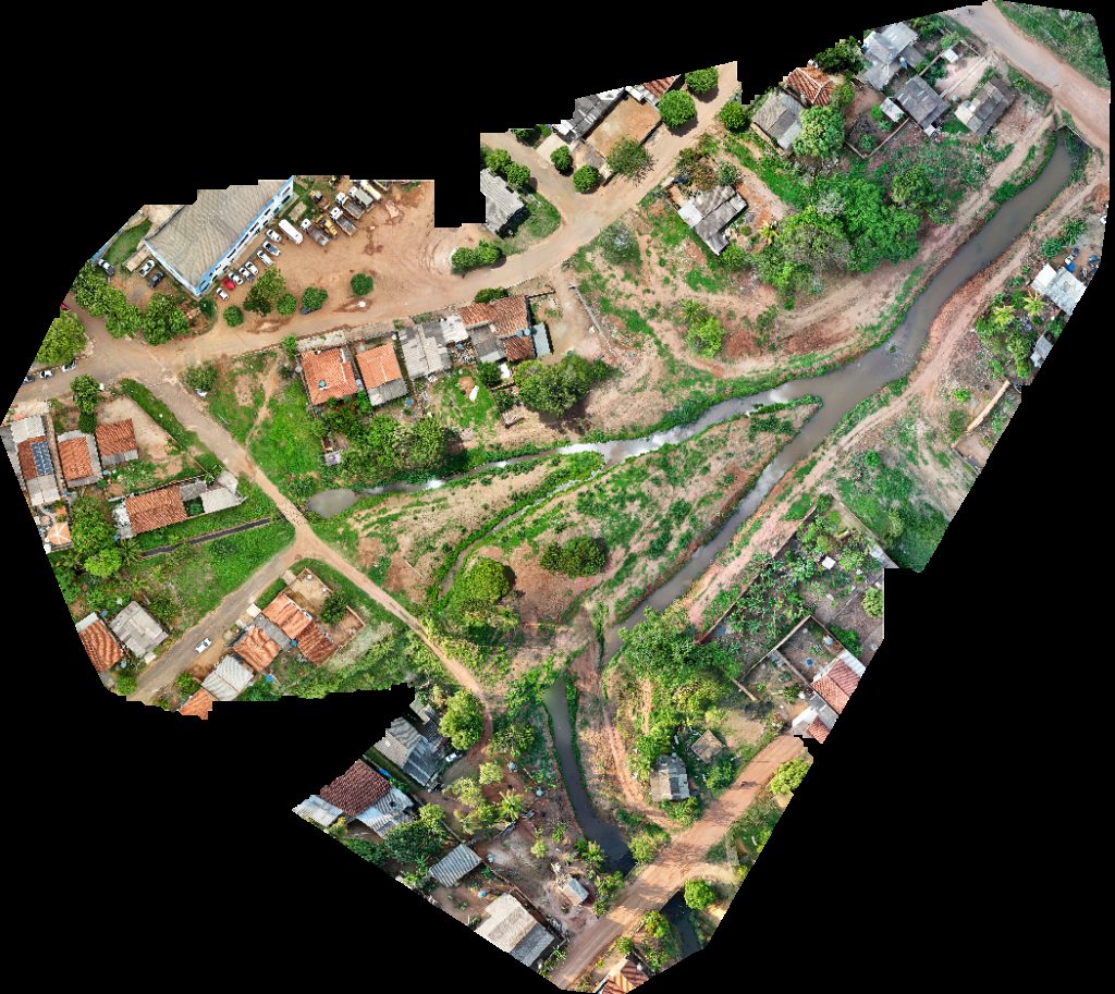 Drone map of Dra Ahne Rambo Cirurgiã Dentista CS da Mulher Gjt in Centro Aerial drone map in Governador Jorge Teixeira, Ro, BR